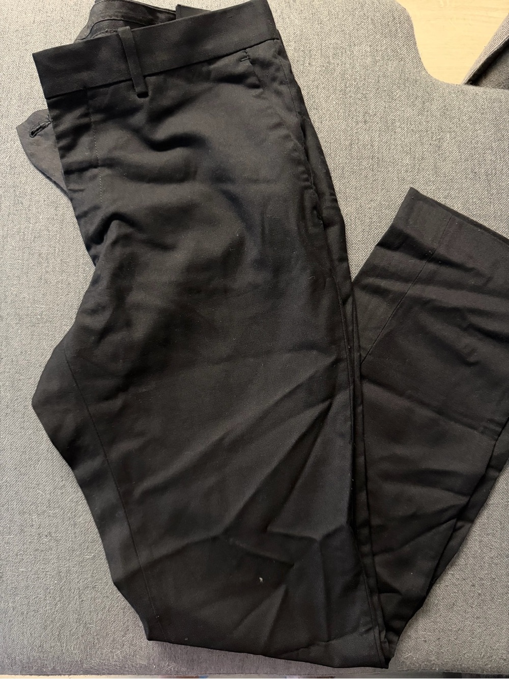 H&M Men's Black Straight Dress Pants